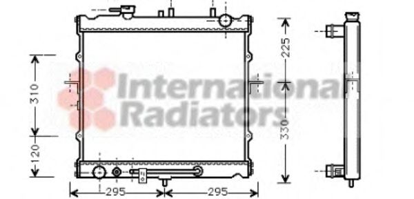 Imagine Radiator, racire motor VAN WEZEL 83002023