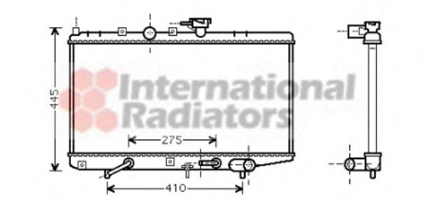 Imagine Radiator, racire motor VAN WEZEL 83002034