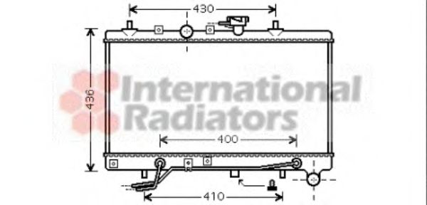 Imagine Radiator, racire motor VAN WEZEL 83002035