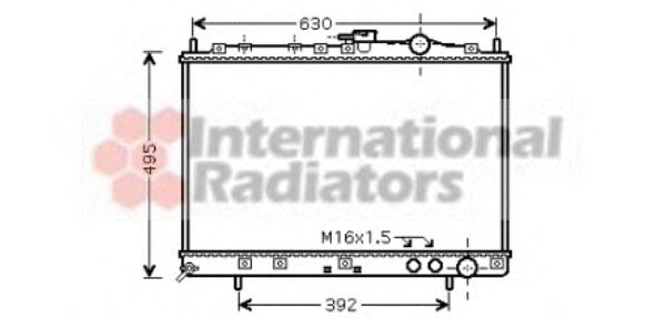 Imagine Radiator, racire motor VAN WEZEL 83002037