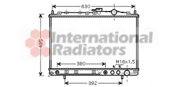 Imagine Radiator, racire motor VAN WEZEL 83002038