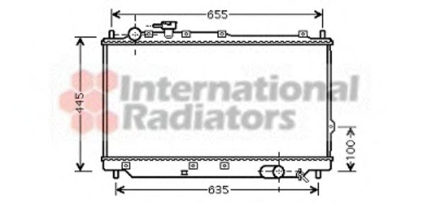 Imagine Radiator, racire motor VAN WEZEL 83002059