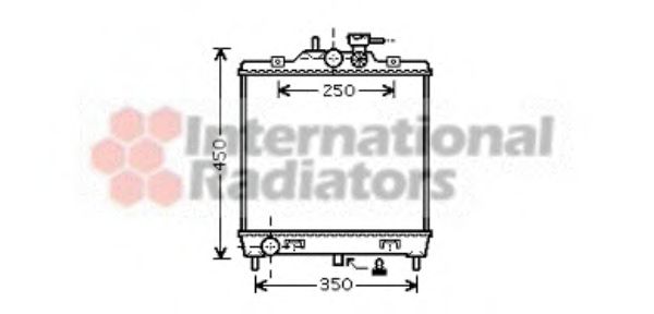 Imagine Radiator, racire motor VAN WEZEL 83002064