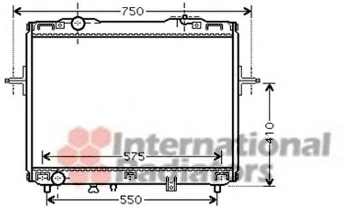 Imagine Radiator, racire motor VAN WEZEL 83002069