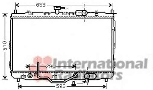 Imagine Radiator, racire motor VAN WEZEL 83002073