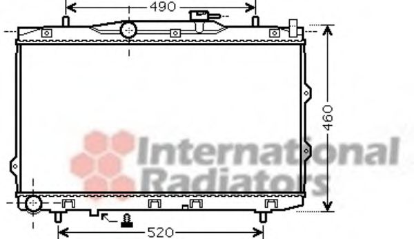 Imagine Radiator, racire motor VAN WEZEL 83002074