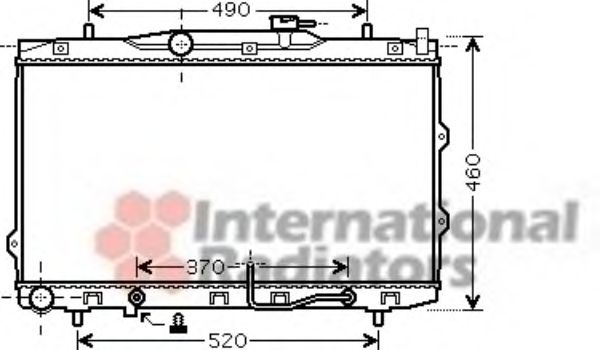 Imagine Radiator, racire motor VAN WEZEL 83002075