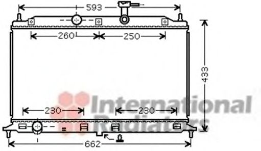 Imagine Radiator, racire motor VAN WEZEL 83002077