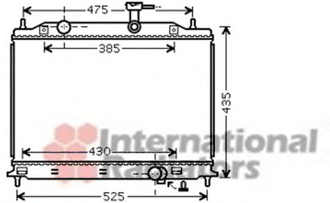 Imagine Radiator, racire motor VAN WEZEL 83002079