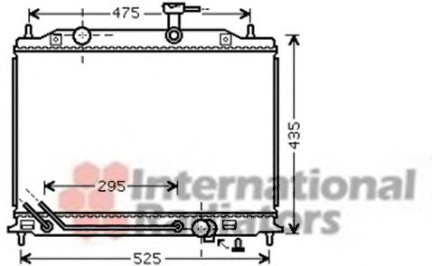 Imagine Radiator, racire motor VAN WEZEL 83002080