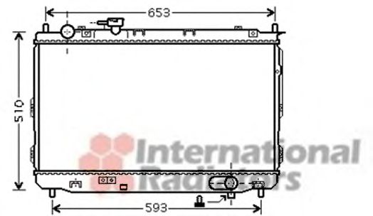 Imagine Radiator, racire motor VAN WEZEL 83002084