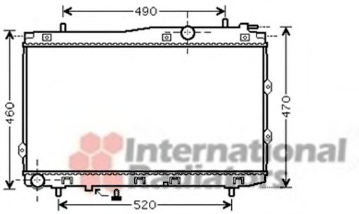 Imagine Radiator, racire motor VAN WEZEL 83002086