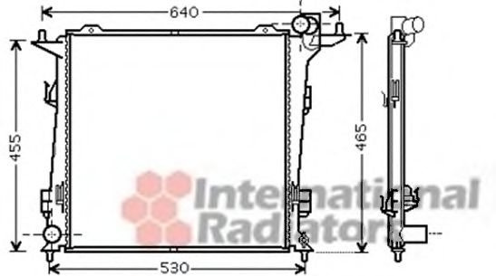 Imagine Radiator, racire motor VAN WEZEL 83002099