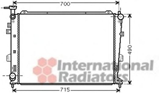 Imagine Radiator, racire motor VAN WEZEL 83002103