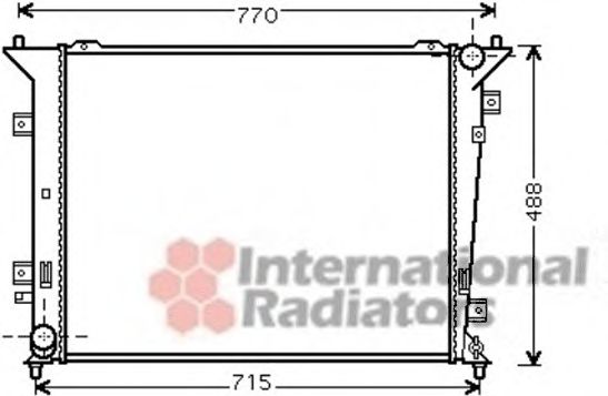 Imagine Radiator, racire motor VAN WEZEL 83002122