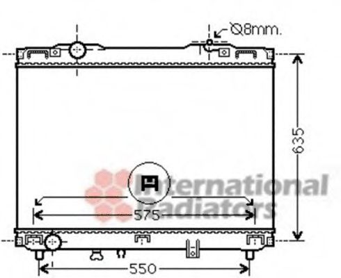 Imagine Radiator, racire motor VAN WEZEL 83002127