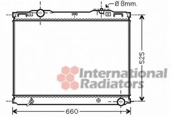 Imagine Radiator, racire motor VAN WEZEL 83002133