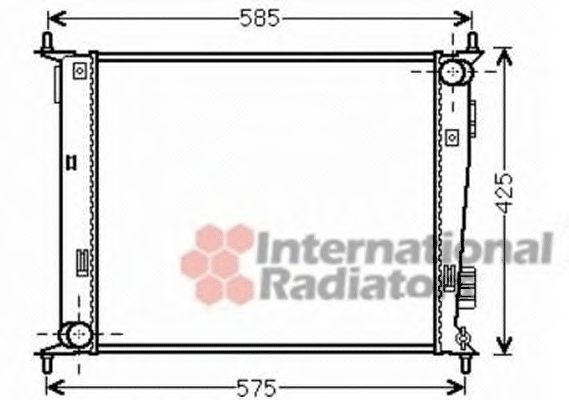 Imagine Radiator, racire motor VAN WEZEL 83002135