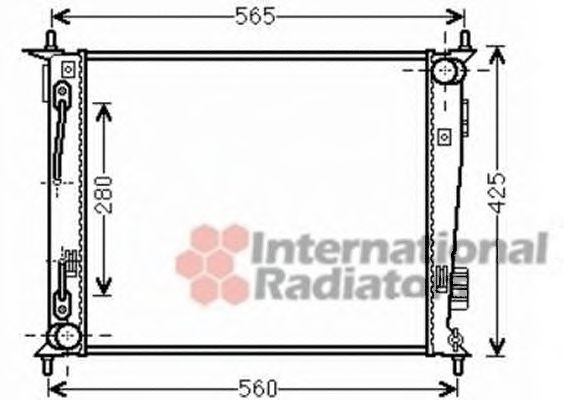 Imagine Radiator, racire motor VAN WEZEL 83002136