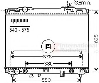 Imagine Radiator, racire motor VAN WEZEL 83002175