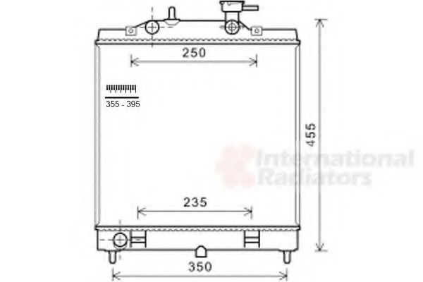 Imagine Radiator, racire motor VAN WEZEL 83002182