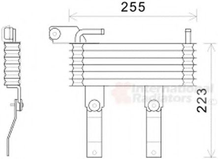 Imagine Radiator ulei, ulei motor VAN WEZEL 83003228