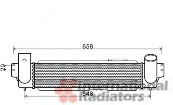 Imagine Intercooler, compresor VAN WEZEL 83004141