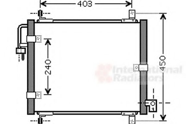 Imagine Condensator, climatizare VAN WEZEL 83005101