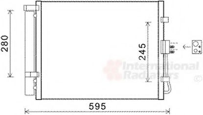 Imagine Condensator, climatizare VAN WEZEL 83005150