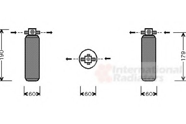 Imagine uscator,aer conditionat VAN WEZEL 8300D028