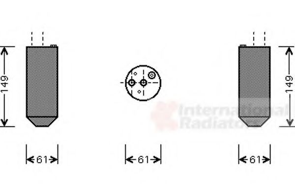 Imagine uscator,aer conditionat VAN WEZEL 8300D029