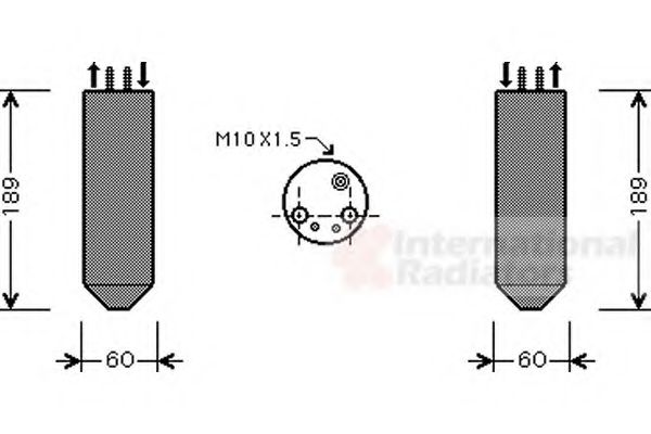 Imagine uscator,aer conditionat VAN WEZEL 8300D042