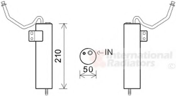 Imagine uscator,aer conditionat VAN WEZEL 8300D230