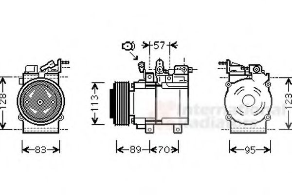 Imagine Compresor, climatizare VAN WEZEL 8300K137