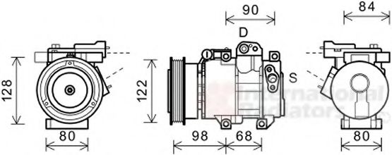 Imagine Compresor, climatizare VAN WEZEL 8300K192