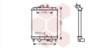 Imagine Radiator, racire motor VAN WEZEL 92002001