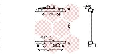 Imagine Radiator, racire motor VAN WEZEL 92002002