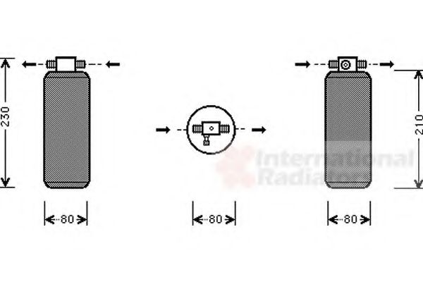 Imagine uscator,aer conditionat VAN WEZEL 9900D031