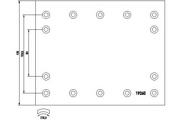 Imagine Set garnituri de frictiune, frana tambur TEXTAR 1925602