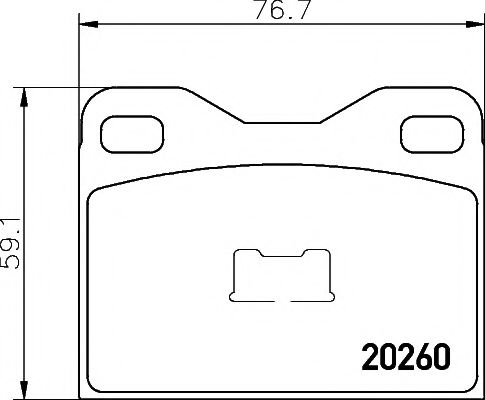 Imagine set placute frana,frana disc TEXTAR 2026003