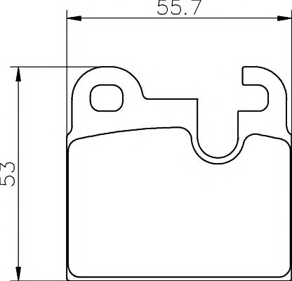 Imagine set placute frana,frana disc TEXTAR 2043602