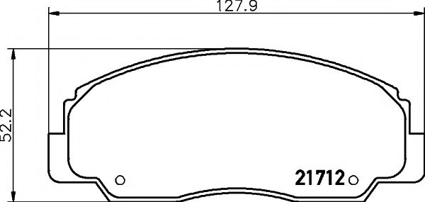 Imagine set placute frana,frana disc TEXTAR 2171201