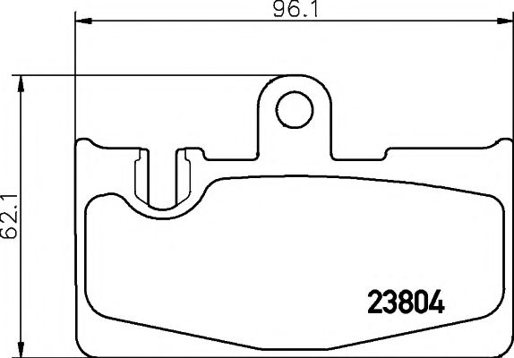 Imagine set placute frana,frana disc TEXTAR 2380401