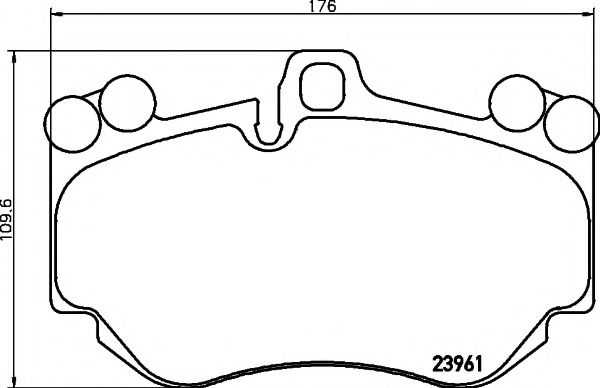 Imagine set placute frana,frana disc TEXTAR 2396101