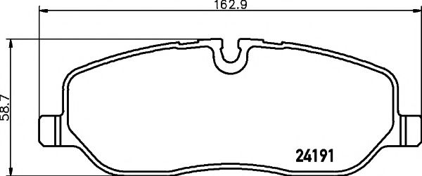 Imagine set placute frana,frana disc TEXTAR 2419181