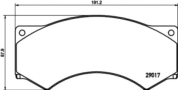 Imagine set placute frana,frana disc TEXTAR 2901703