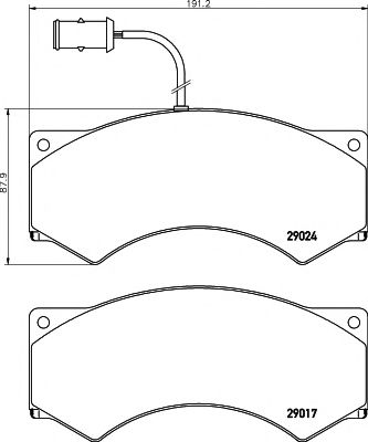 Imagine set placute frana,frana disc TEXTAR 2901704