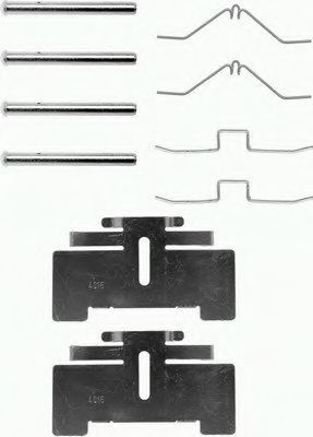 Imagine Set accesorii, placute frana TEXTAR 82016400
