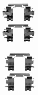 Imagine Set accesorii, placute frana TEXTAR 82060600