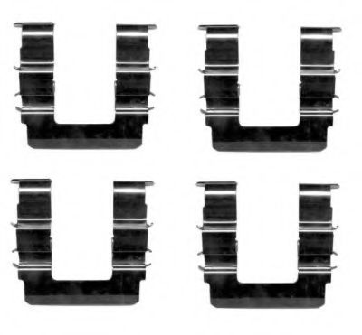 Imagine Set accesorii, placute frana TEXTAR 82510400